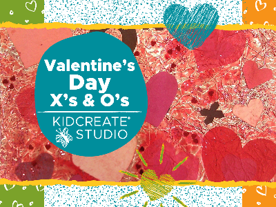 Valentine’s Day Craft Party-X’s and O’s Sensory Play (2-6 Years)