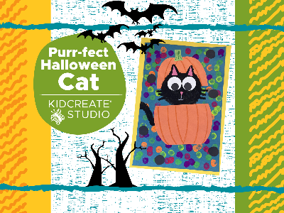 Kidcreate Studio - Chicago Lakeview. Purr-fect Halloween Cat Workshop (18 Months-6 Years)