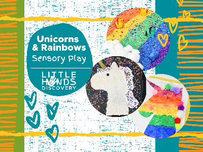  Unicorns & Rainbows Sensory Play  (18 months -6 Years)